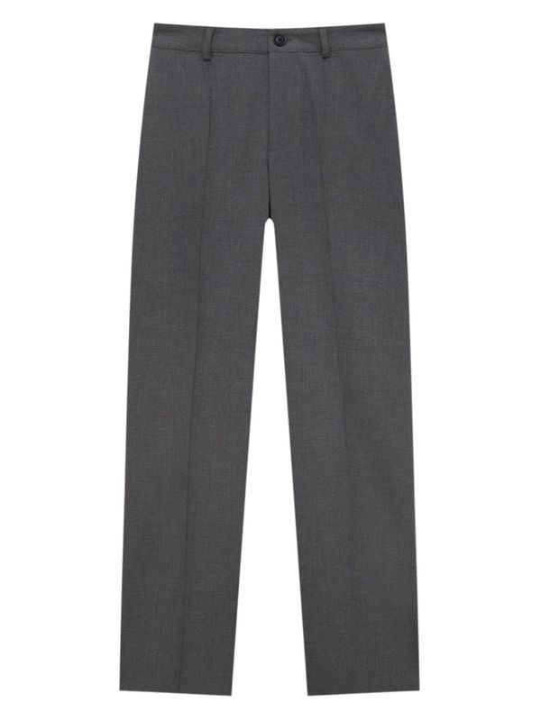 Pull&Bear Pull&Bear Панталон с ръб  тъмносиво