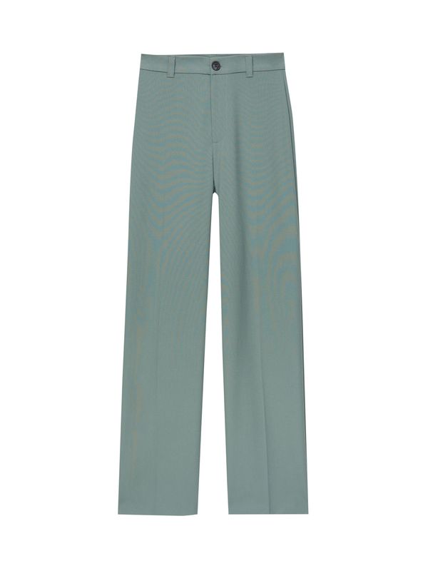 Pull&Bear Pull&Bear Панталон с ръб  тюркоазен