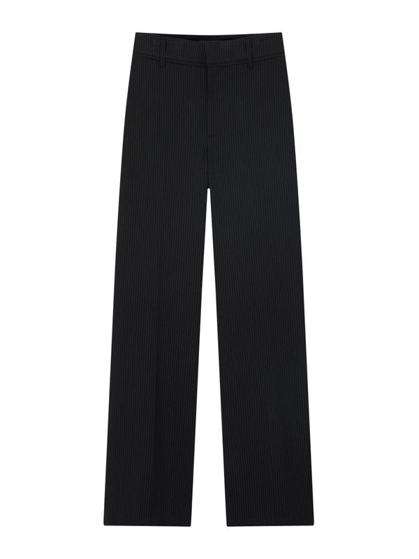 Pull&Bear Pull&Bear Панталон  сиво / антрацитно черно