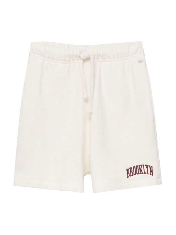 Pull&Bear Pull&Bear Панталон  светлобежово / тъмнокафяво