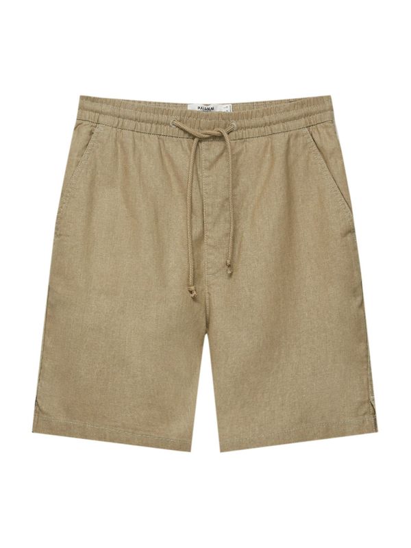 Pull&Bear Pull&Bear Панталон  тъмнобежово