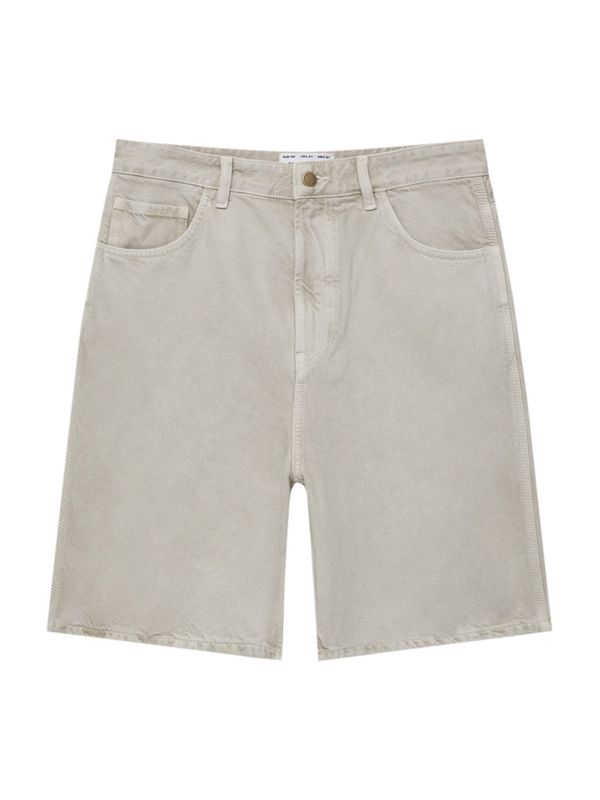 Pull&Bear Pull&Bear Панталон  тъмнобежово