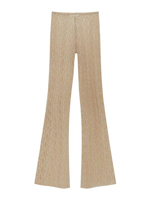 Pull&Bear Pull&Bear Панталон  тъмнобежово