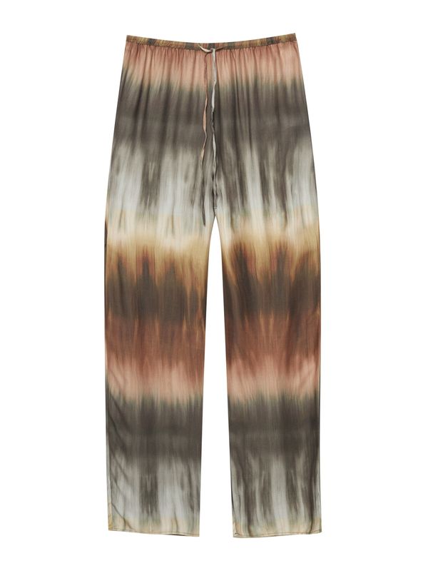 Pull&Bear Pull&Bear Панталон  тъмнобежово / кафяво / каки