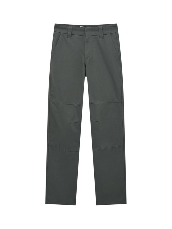 Pull&Bear Pull&Bear Панталон  тъмнозелено