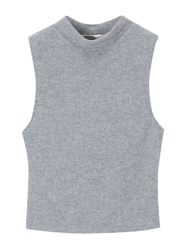 Pull&Bear Pull&Bear Плетен топ  сив меланж