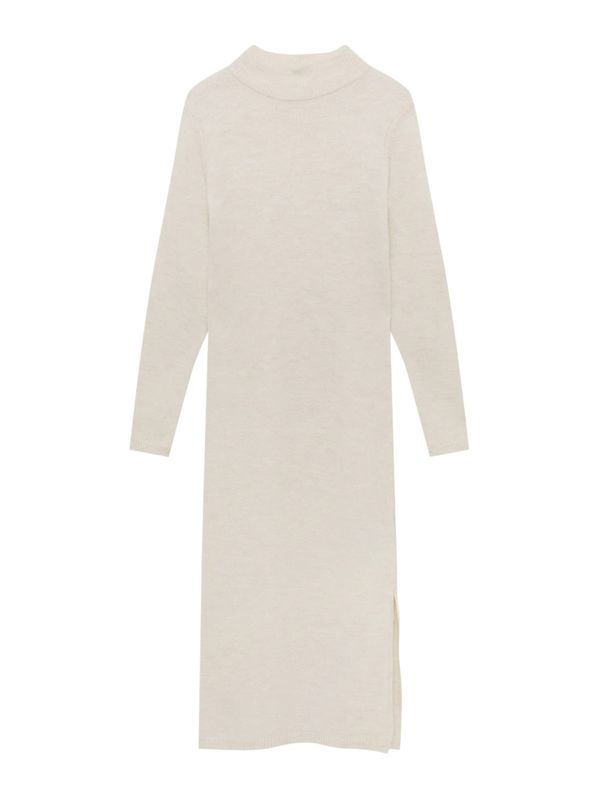 Pull&Bear Pull&Bear Плетена рокля  кремаво
