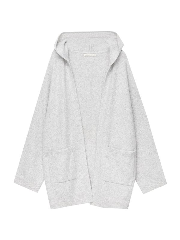 Pull&Bear Pull&Bear Плетена жилетка  сиво