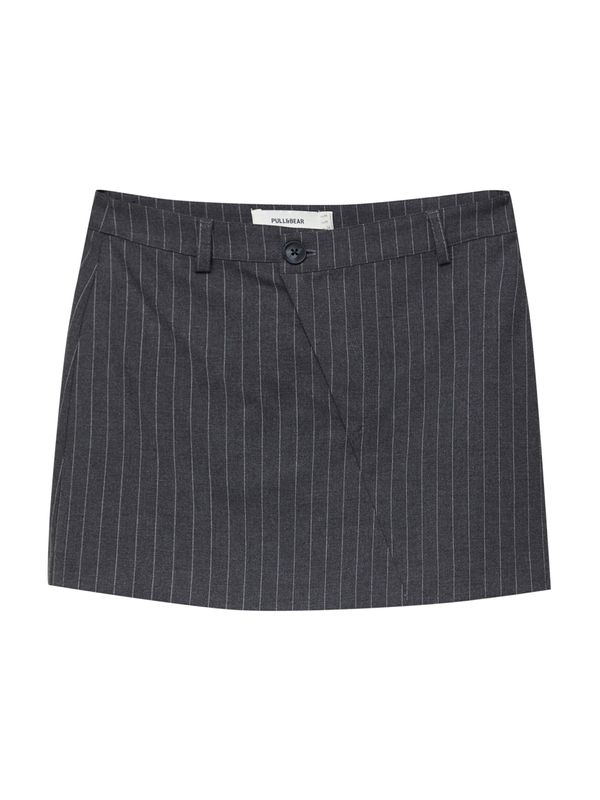 Pull&Bear Pull&Bear Пола  антрацитно черно / бяло