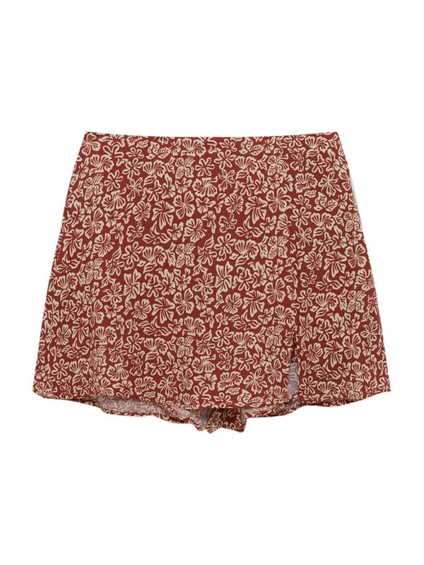 Pull&Bear Pull&Bear Пола  бежово / тъмночервено