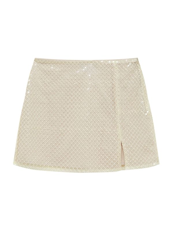 Pull&Bear Pull&Bear Пола  бял памук