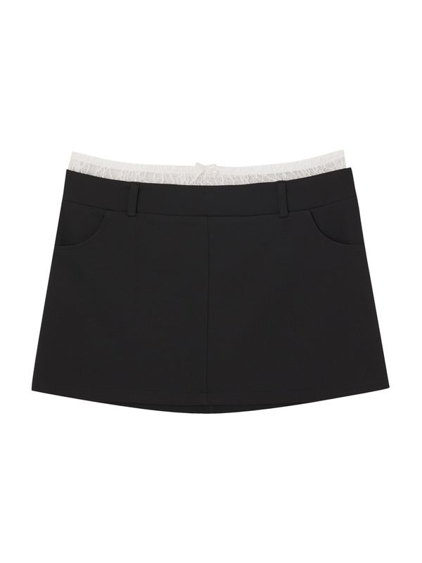 Pull&Bear Pull&Bear Пола  черно / бяло