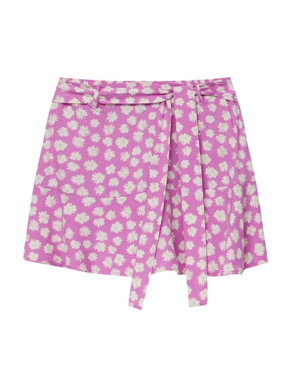 Pull&Bear Pull&Bear Пола  розово / бяло