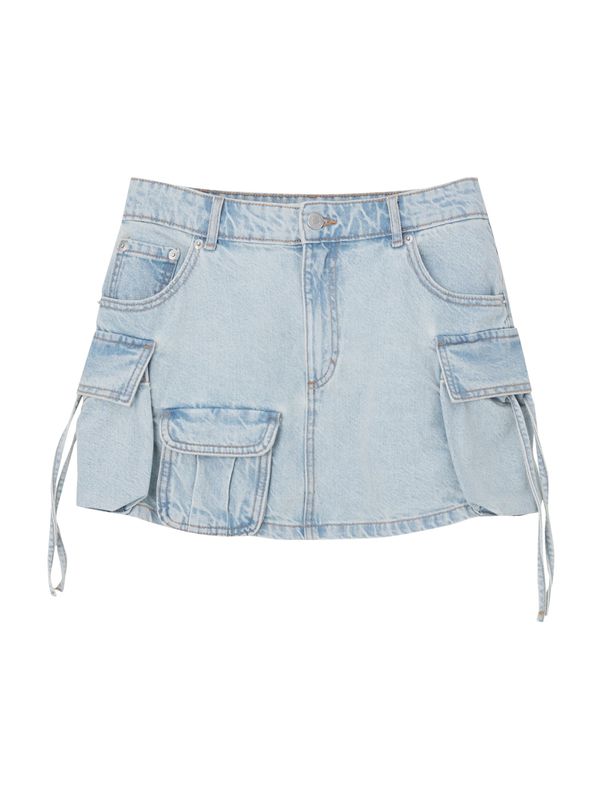 Pull&Bear Pull&Bear Пола  син деним