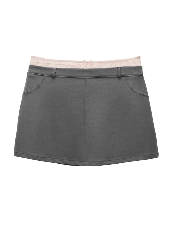 Pull&Bear Pull&Bear Пола  тъмносиво / пудра