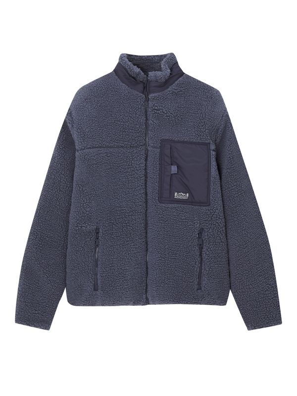 Pull&Bear Pull&Bear Поларено яке  нейви синьо
