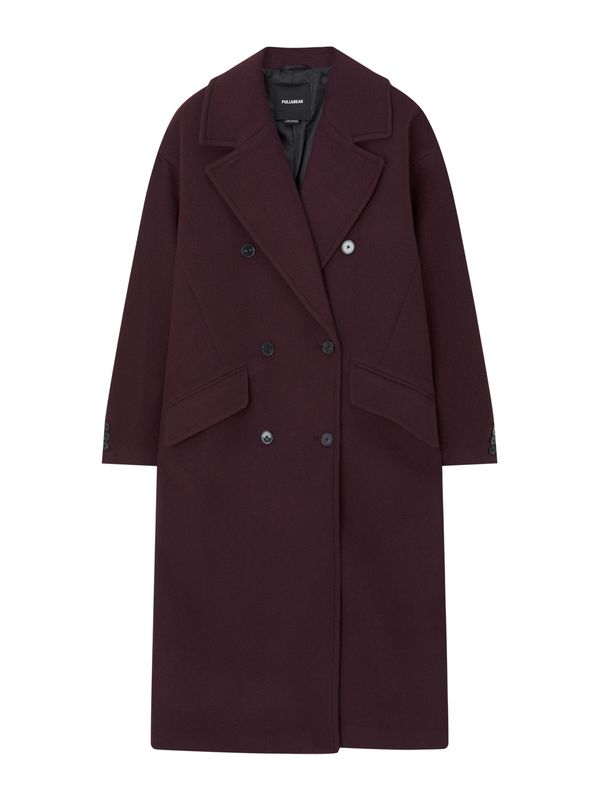 Pull&Bear Pull&Bear Преходно палто  бордо