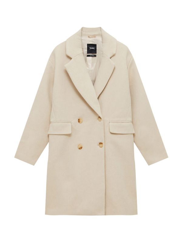 Pull&Bear Pull&Bear Преходно палто  екрю