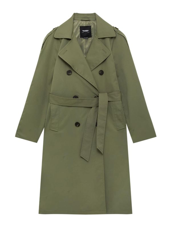 Pull&Bear Pull&Bear Преходно палто  каки