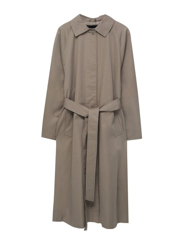 Pull&Bear Pull&Bear Преходно палто  сиво-кафяво