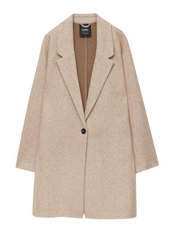 Pull&Bear Pull&Bear Преходно палто  светлокафяво