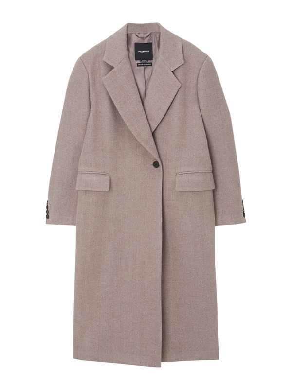 Pull&Bear Pull&Bear Преходно палто  светлокафяво