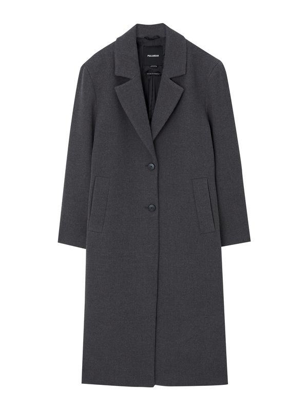 Pull&Bear Pull&Bear Преходно палто  тъмносиво