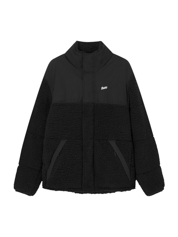 Pull&Bear Pull&Bear Преходно яке  базалтово синьо / черно / бяло