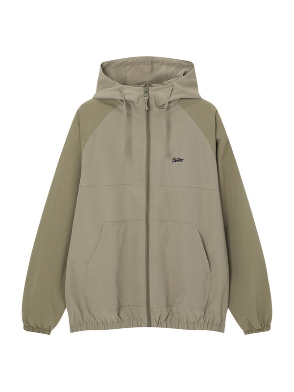 Pull&Bear Pull&Bear Преходно яке  бежово / черно