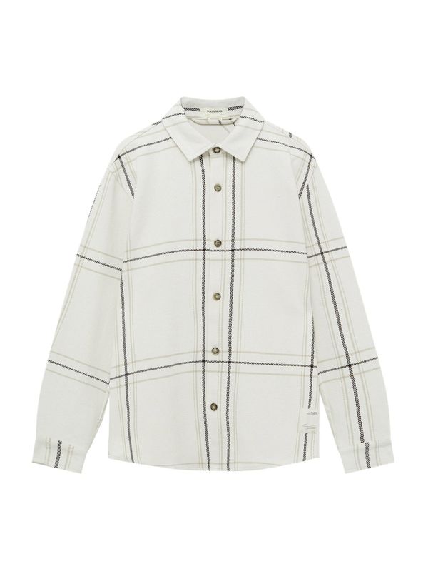 Pull&Bear Pull&Bear Преходно яке  бежово / черно / мръсно бяло