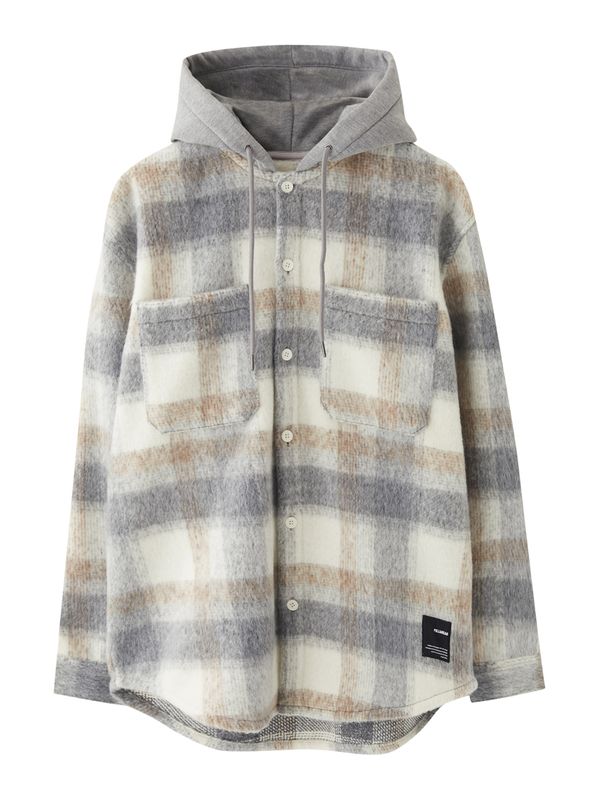 Pull&Bear Pull&Bear Преходно яке  бежово / цвят "пясък" / сиво