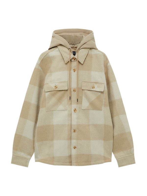 Pull&Bear Pull&Bear Преходно яке  бежово / светлокафяво