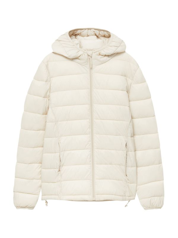 Pull&Bear Pull&Bear Преходно яке  бял памук