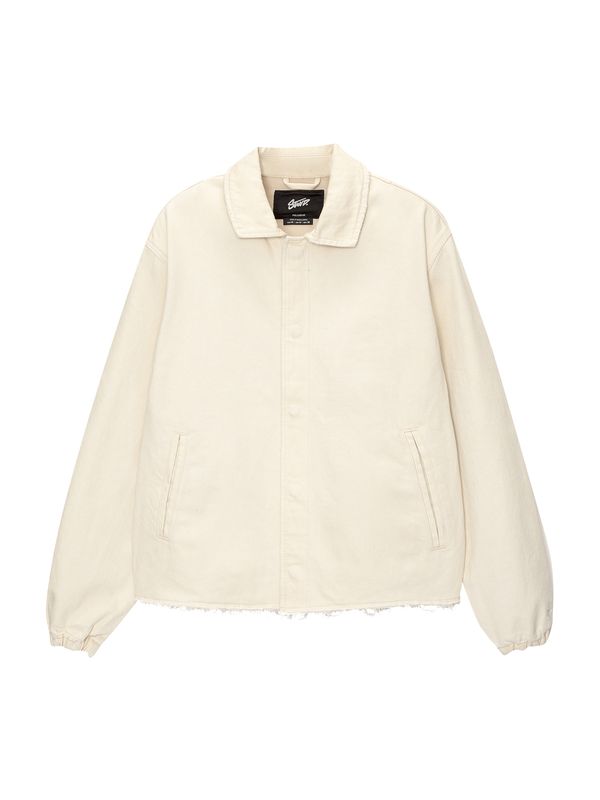 Pull&Bear Pull&Bear Преходно яке  бял памук