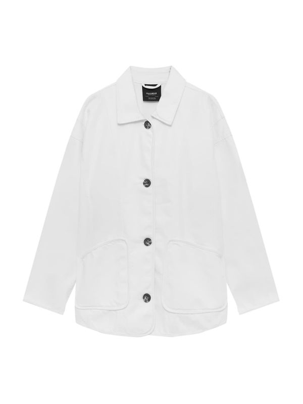 Pull&Bear Pull&Bear Преходно яке  бяло