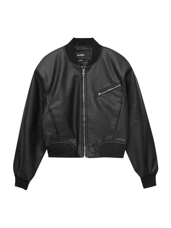 Pull&Bear Pull&Bear Преходно яке  черно