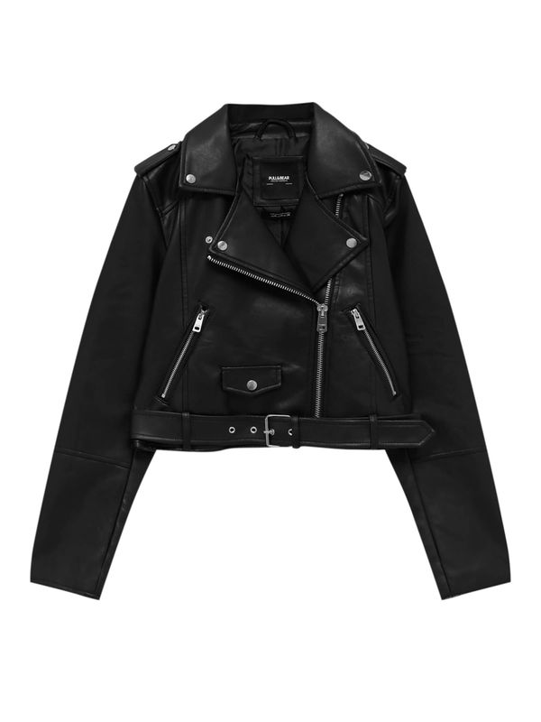 Pull&Bear Pull&Bear Преходно яке  черно