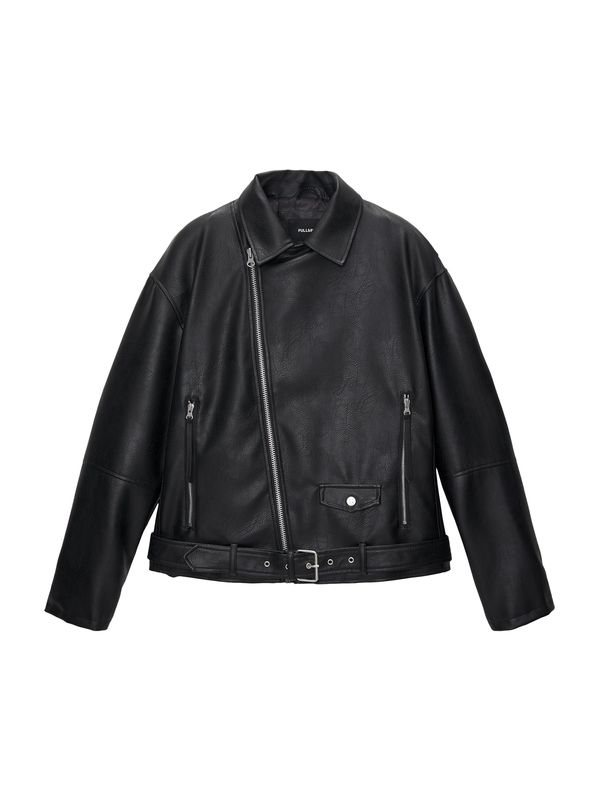 Pull&Bear Pull&Bear Преходно яке  черно