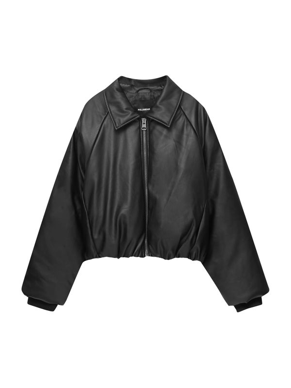 Pull&Bear Pull&Bear Преходно яке  черно