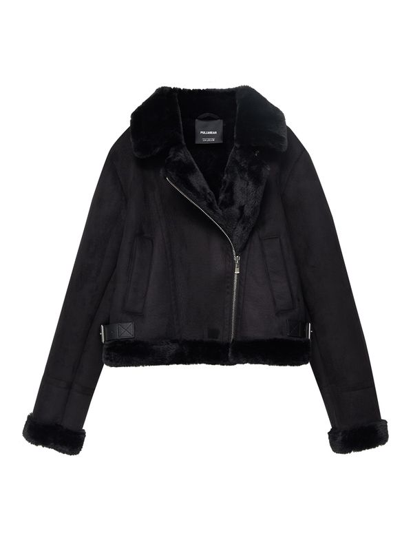 Pull&Bear Pull&Bear Преходно яке  черно