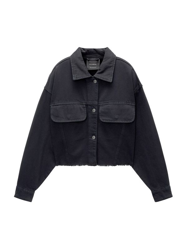 Pull&Bear Pull&Bear Преходно яке  черно