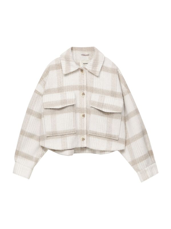 Pull&Bear Pull&Bear Преходно яке  цвят "пясък" / светлобежово