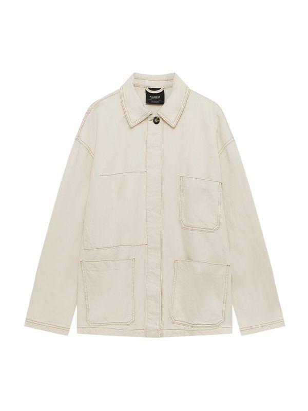 Pull&Bear Pull&Bear Преходно яке  екрю