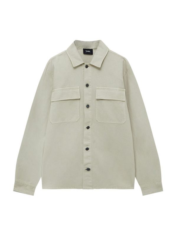 Pull&Bear Pull&Bear Преходно яке  естествено бяло