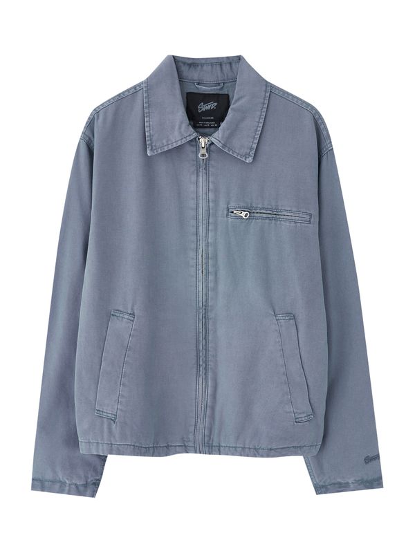 Pull&Bear Pull&Bear Преходно яке  гълъбово синьо