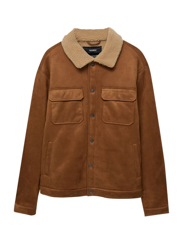 Pull&Bear Pull&Bear Преходно яке  кафяво