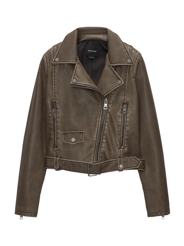 Pull&Bear Pull&Bear Преходно яке  кафяво