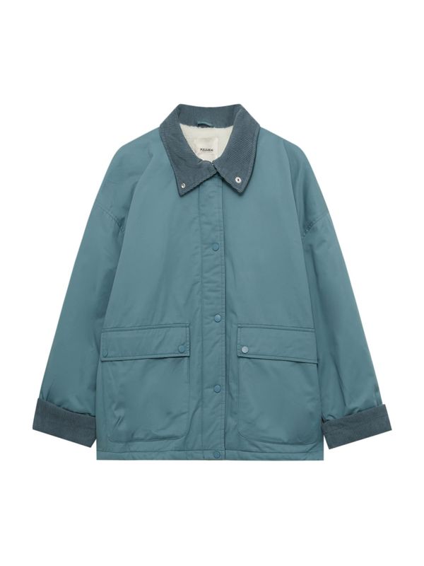 Pull&Bear Pull&Bear Преходно яке  опал / гълъбово синьо