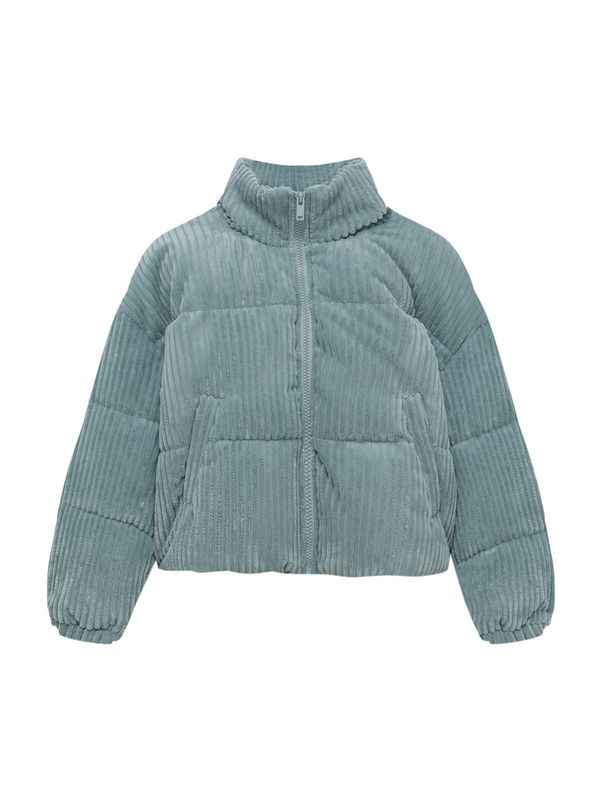 Pull&Bear Pull&Bear Преходно яке  опушено синьо