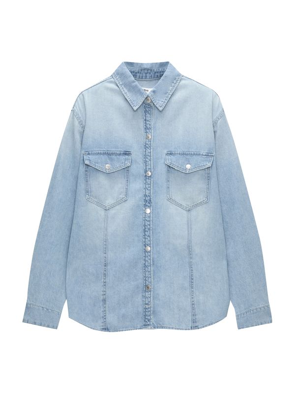 Pull&Bear Pull&Bear Преходно яке  син деним